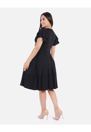 Vestido Amplio Con Vuelo Para Mujer Moderna