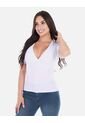 Blusa Escote En V Para Mujer Moderna de Arequipe