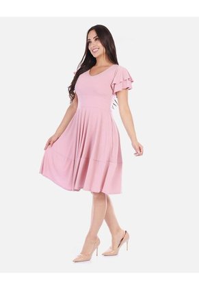 Vestido Amplio Con Vuelo Para Mujer Moderna