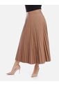 Falda Plisada Midi Para Mujer Moderna de Arequipe
