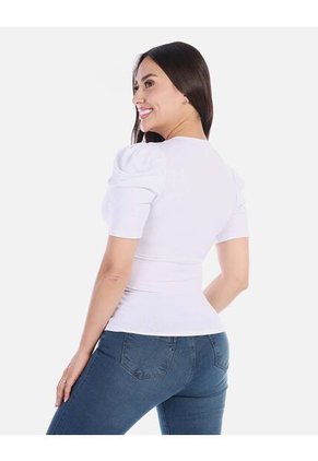 Blusa Escote En V Para Mujer Moderna