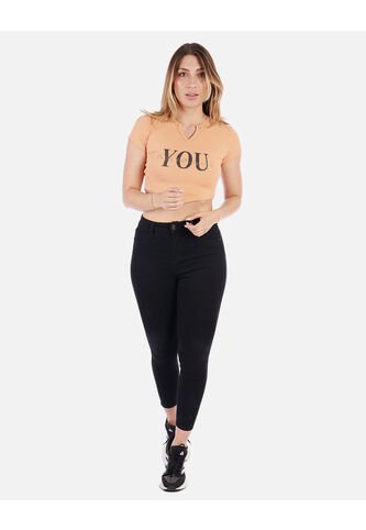 Crop Top Estampado Mujer Con Escote | Moda Juvenil Arequipe Arequipe