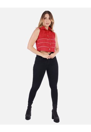 Blusa Sin Mangas Mujer Con Botones | Moda Casual Arequipe