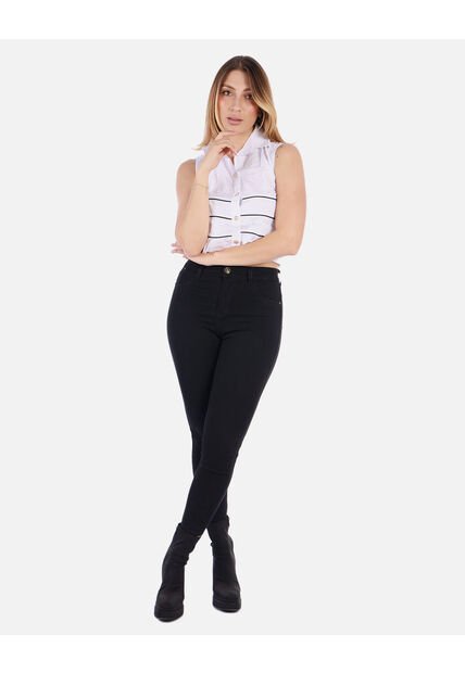 Blusa Sin Mangas Mujer Con Botones | Moda Casual Arequipe