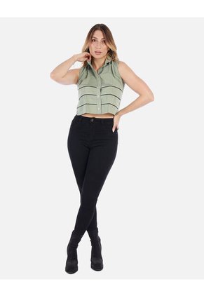 Blusa Sin Mangas Mujer Con Botones | Moda Casual Arequipe