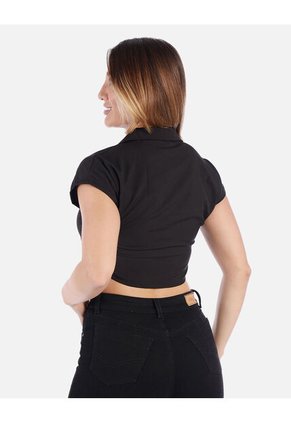 Blusa Crop Mujer Con Nudo Frontal | Moda Fresca Arequipe