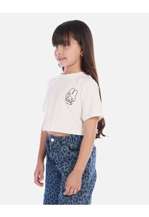 Camisa Para Niña Con Estampado De Conejo