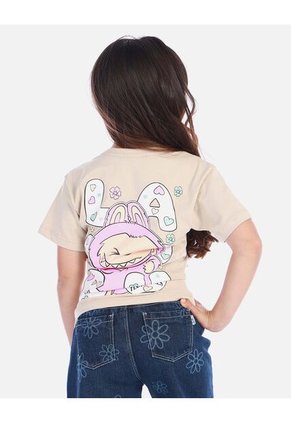 Camisa Para Niña Estampada Labubu Divertida