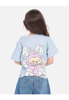 Camisa Para Niña Estampada Labubu Divertida