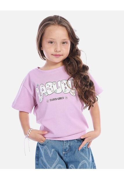 Camisa Para Niña Estampada Labubu Divertida