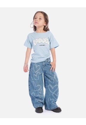 Camisa Para Niña Estampada Labubu Divertida