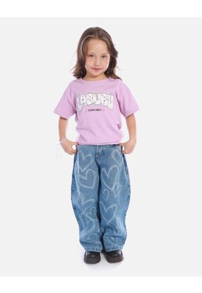 Camisa Para Niña Estampada Labubu Divertida