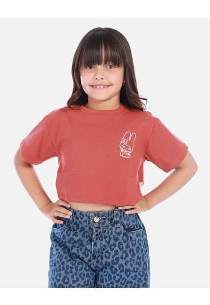 Camisa Para Niña Con Estampado De Conejo