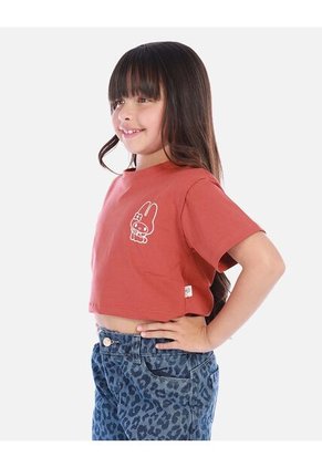 Camisa Para Niña Con Estampado De Conejo