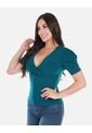 Blusa Escote En V Para Mujer Moderna de Arequipe