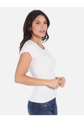 Camiseta Manga Corta Básica Para Mujer