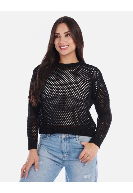 Buzo Calado Mujer Diseño Romántico