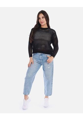 Buzo Calado Mujer Diseño Romántico