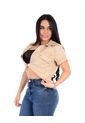Blusa Satín Corta Mujer de Arequipe