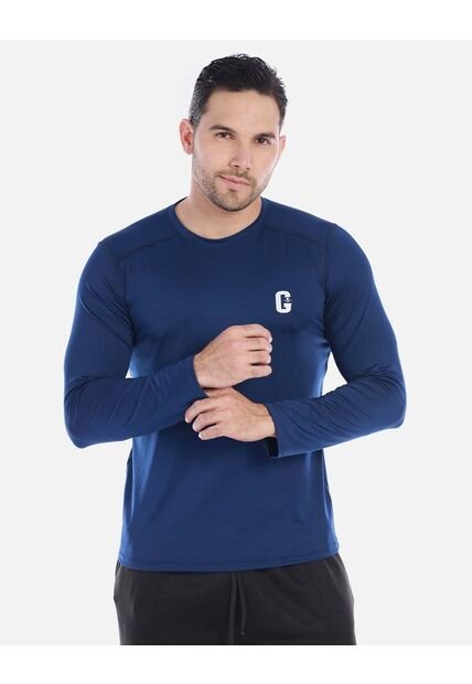 Camiseta Manga Larga Deportiva Hombre