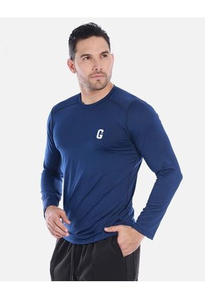 Camiseta Manga Larga Deportiva Hombre