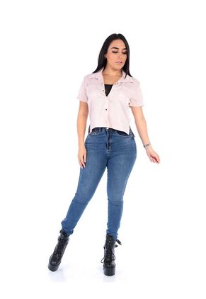 Blusa Satín Mujer
