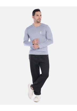 Camiseta Manga Larga Deportiva Hombre
