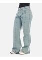 Jean Wide Leg Con Costura Frontal de Arequipe