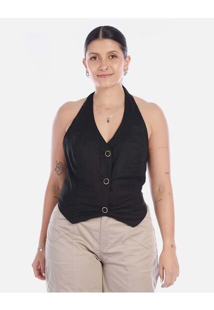 Jean Wide Leg Con Costura Frontal