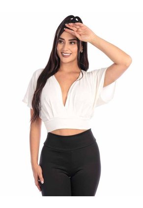 Blusa Escotada Corta Arequipe Mujer