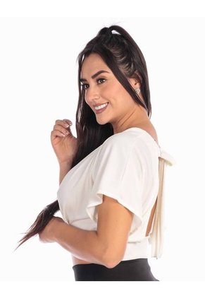 Blusa Escotada Corta Arequipe Mujer
