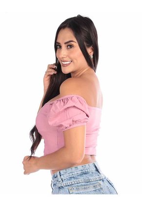 Blusa Corta Escote Bandeja Arequipe Mujer