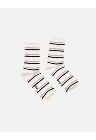 Medias Largas Estampado A Rayas Arequipe