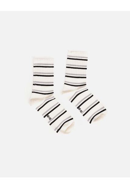 Medias Largas Estampado A Rayas