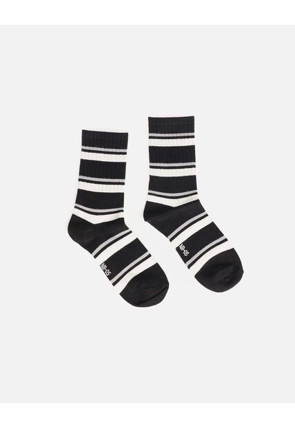 Medias Largas Estampado A Rayas