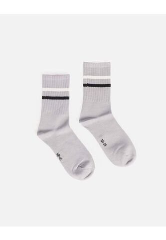 Medias Largas Estampado A Rayas Arequipe