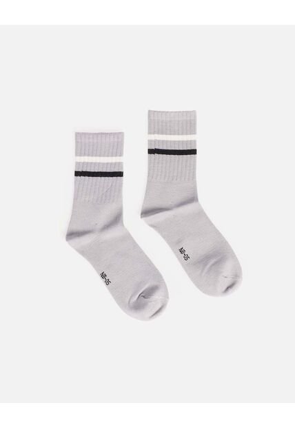 Medias Largas Estampado A Rayas