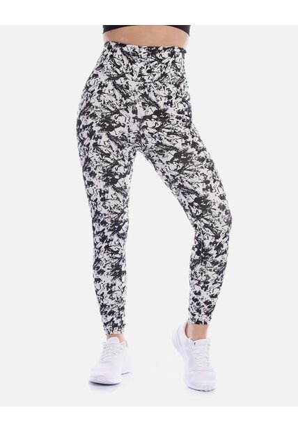 Leggins Jaspeado Mujer Tiro Alto