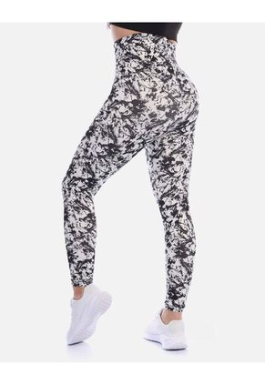 Leggins Jaspeado Mujer Tiro Alto