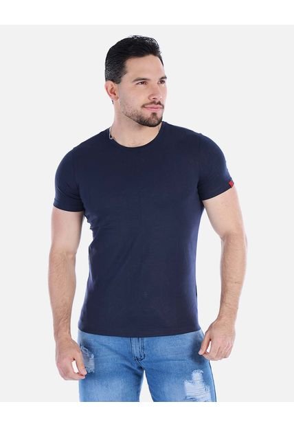 Camiseta Unicolor Para Hombre