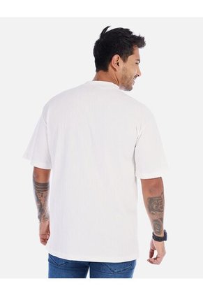 Camiseta Casual Cuello Alto Para Hombre