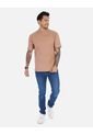 Camiseta Casual Cuello Alto Para Hombre de Arequipe