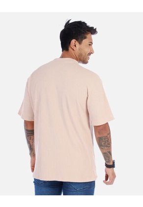 Camiseta Casual Cuello Alto Para Hombre