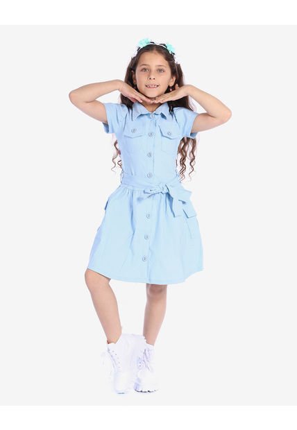 Vestido Unicolor Niña Arequipe