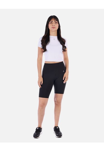 Camiseta Deportiva Corta Para Mujer Con Ajuste Cómodo