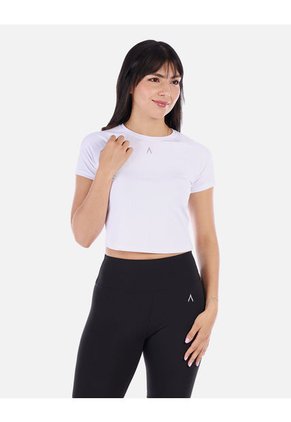 Camiseta Deportiva Corta Para Mujer Con Ajuste Cómodo