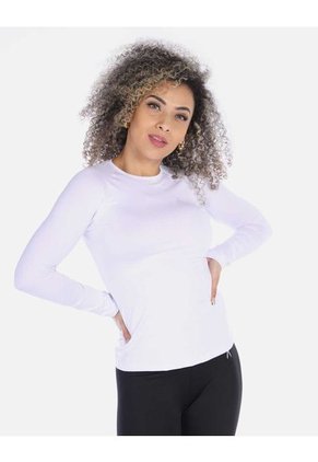 Camiseta Deportiva Manga Larga Unicolor