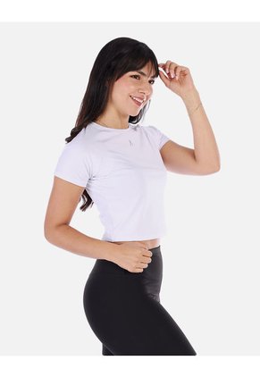 Camiseta Deportiva Corta Para Mujer Con Ajuste Cómodo