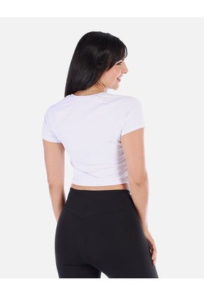 Camiseta Deportiva Corta Para Mujer Con Ajuste Cómodo