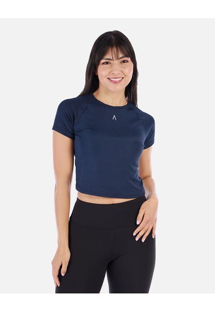 Camiseta Deportiva Corta Para Mujer Con Ajuste Cómodo